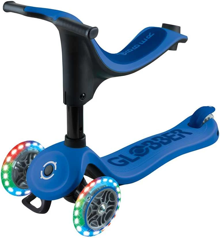GLOBBER paspirtukas Go Up Sporty Lights, tamsiai mėlynas, 452-600-4 S