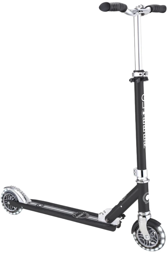 GLOBBER paspirtukas Flow Element Lights, juodas, 721-120
