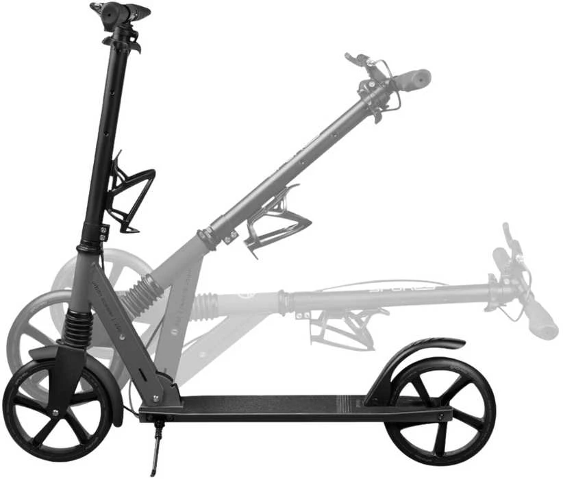 Spokey Miesto paspirtukas City Flow Pro su reguliuojamu vairu ir 200 mm ratais