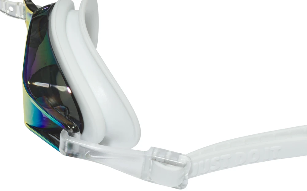 Plaukimo akiniai Nike Chrome Mirrored balta ir-juoda NESSD125-115 OS