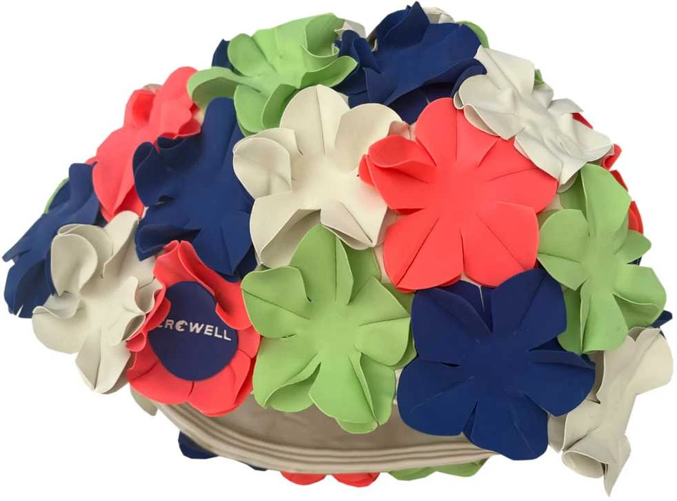 Plaukimo kepuraitė Crowell Flowers Gėlių spalva sl.5