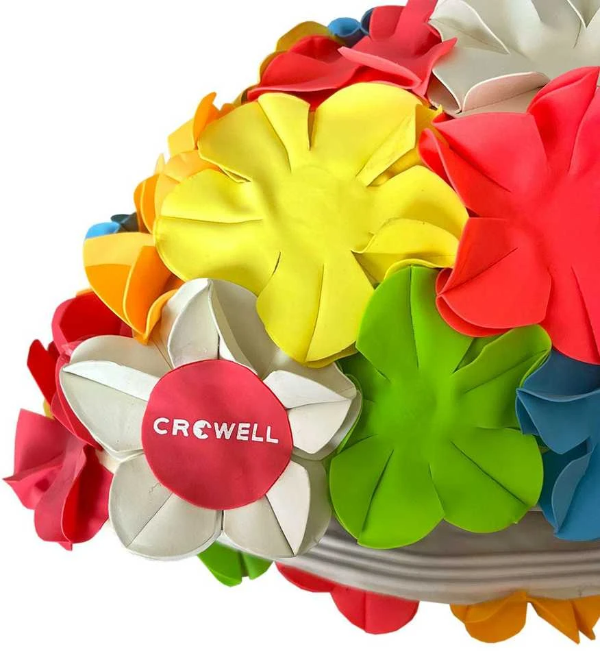 Maudymosi kepuraitė Crowell Flowers Gėlių spalva sl.6