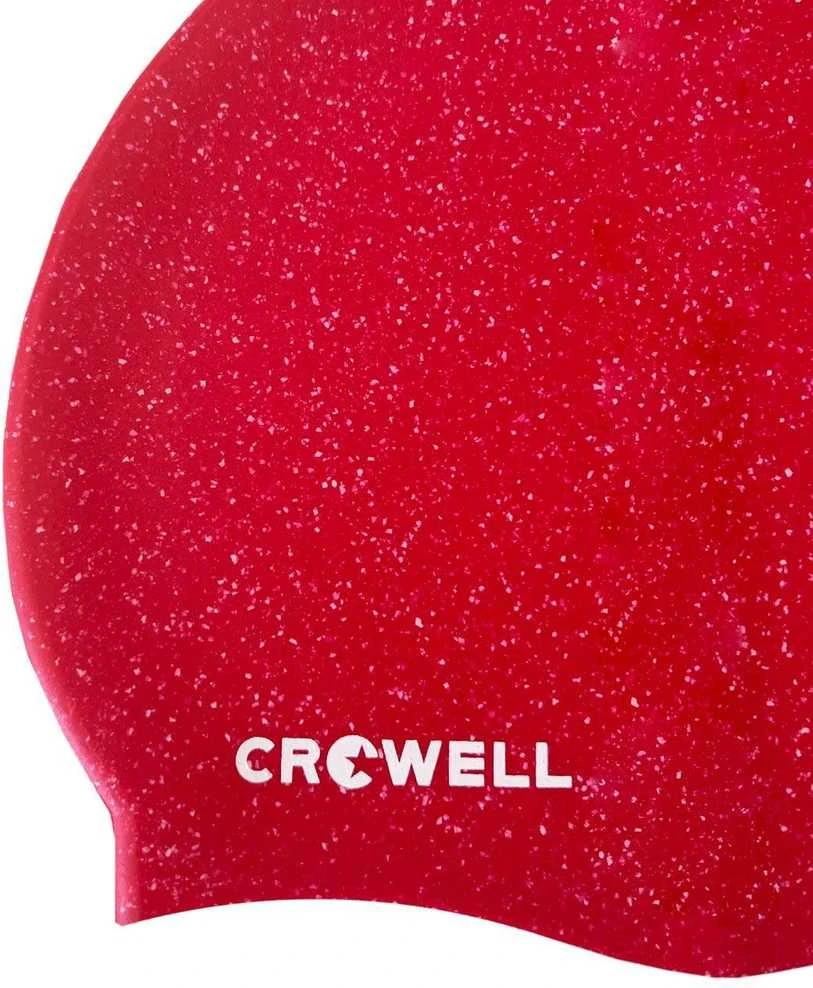 Silikoninė plaukimo kepuraitė Crowell Recycling Pearl red 9
