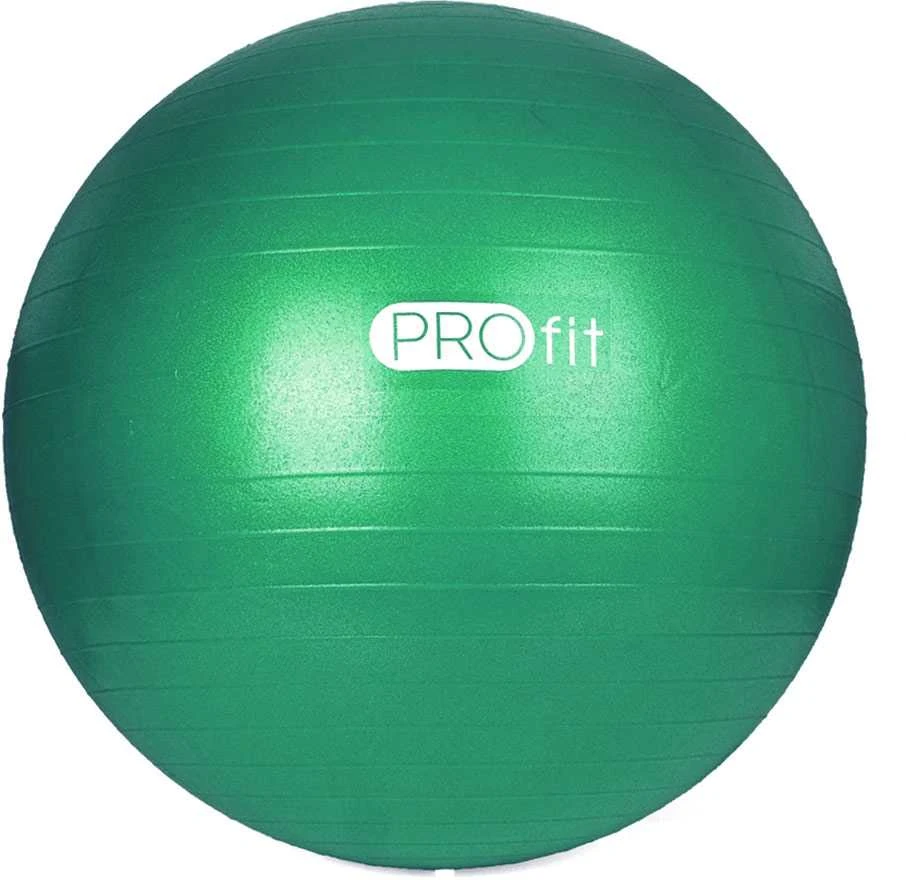 Profit gimnastikos kamuolys 75 cm žalias su pompa DK 2102