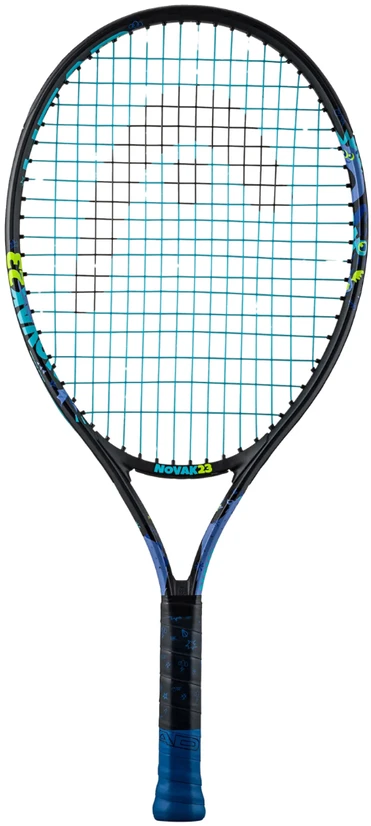 „Head Novak 23 cv3 3/4“ teniso raketė su dangteliu, juoda ir mėlyna, 235014 SC06