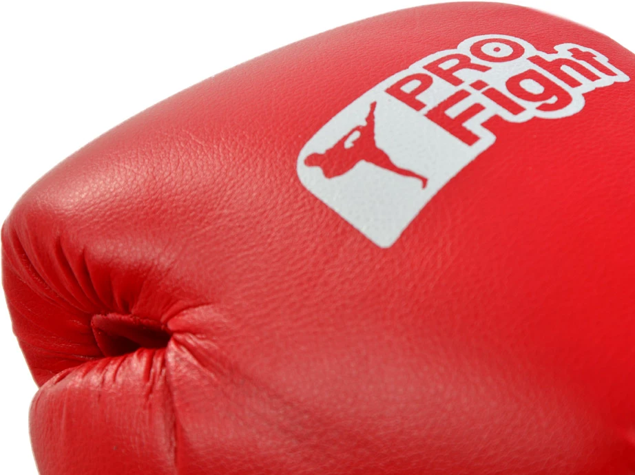 Bokso pirštinės Profight PVC raudon (14)