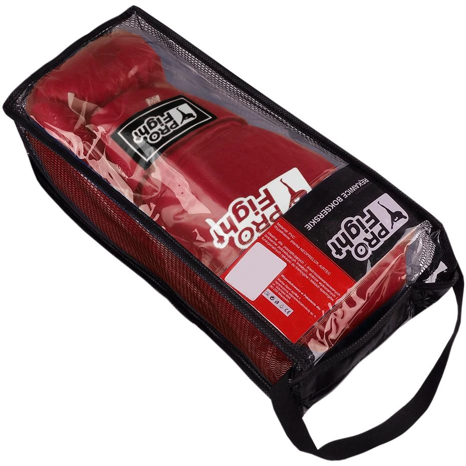 Bokso pirštinės Profight PVC raudon (12)