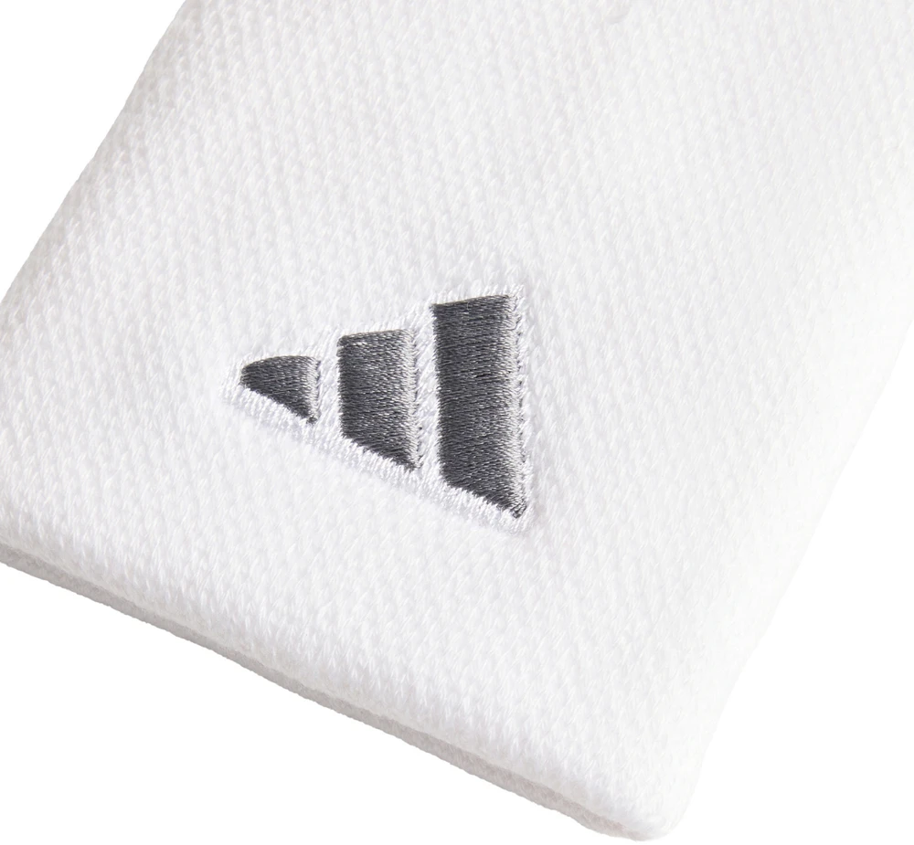 Riešinės sportui adidas Tennis Wristband Large 2 vnt. balta IA7545 (Dorośli M/L)
