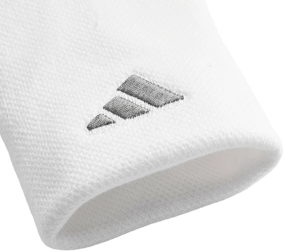 Riešinės sportui adidas Tennis Wristband Large 2 vnt. balta IA7545 (Dorośli M/L)