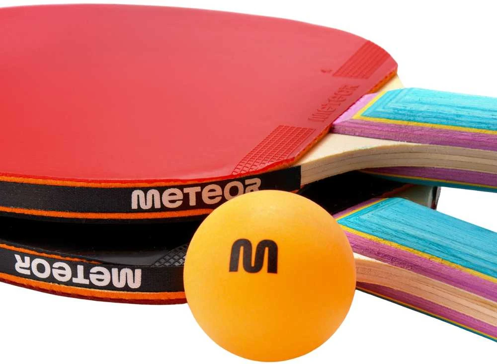 Stalo Teniso Rinkinys Meteor ZEPHYR*, 2 raketės ir 3 kamuoliukai