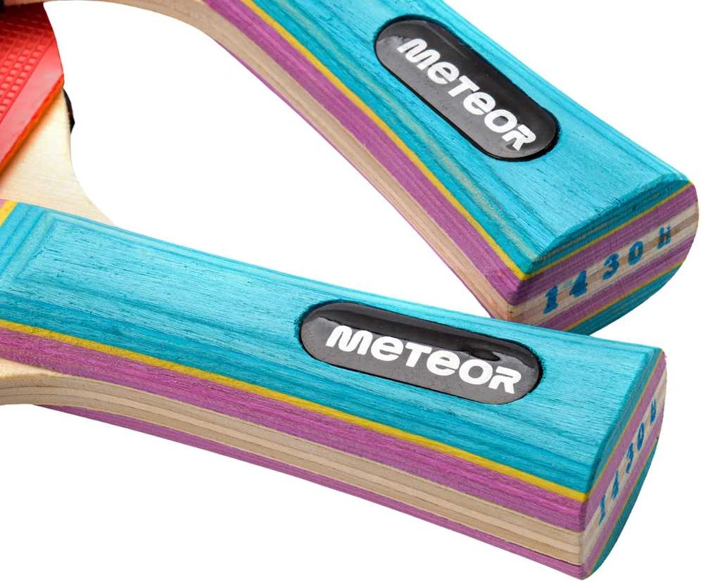 Stalo Teniso Rinkinys Meteor ZEPHYR*, 2 raketės ir 3 kamuoliukai