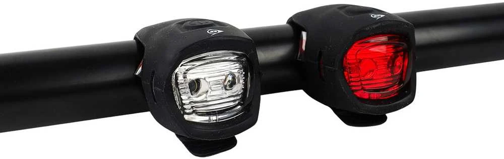Dunlop Silikoninių LED dviračių lempų rinkinys