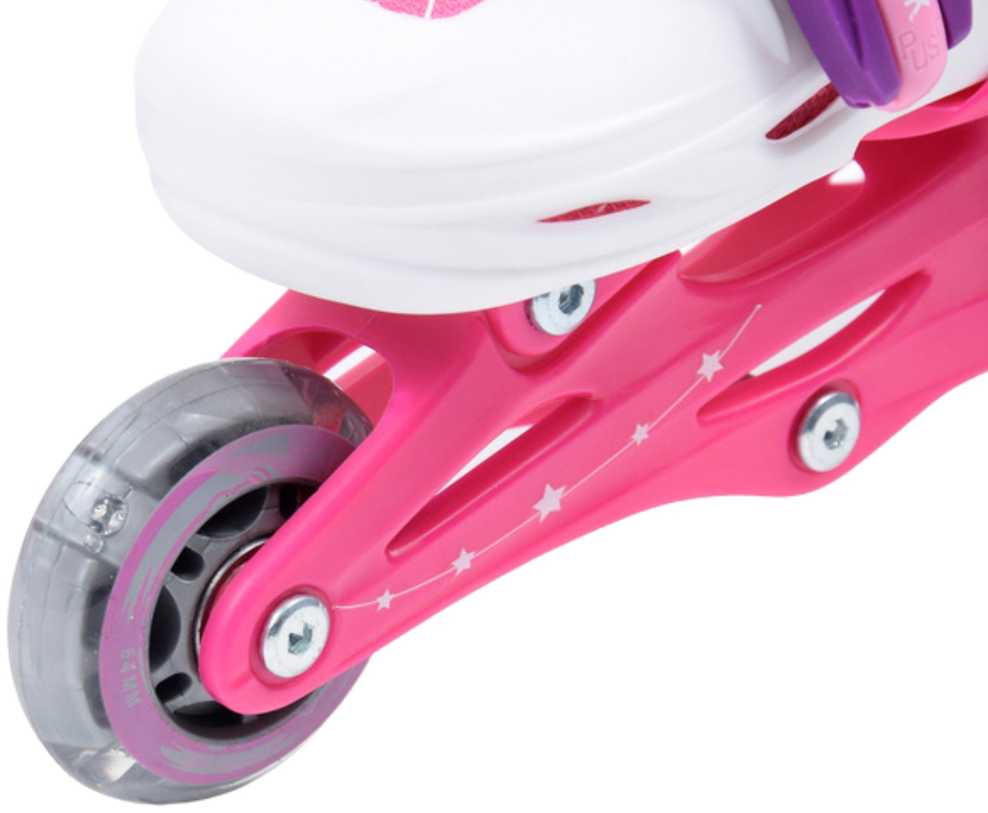 Inline SMJ Sport Combo rožinis LED rinkinys: 2in1 riedučiai HS-TNK-000009549
