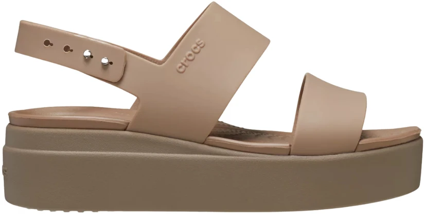 Sandalai moterims Crocs Brooklyn Low Wedge smėlio sp. 206453 2EL (39-40)