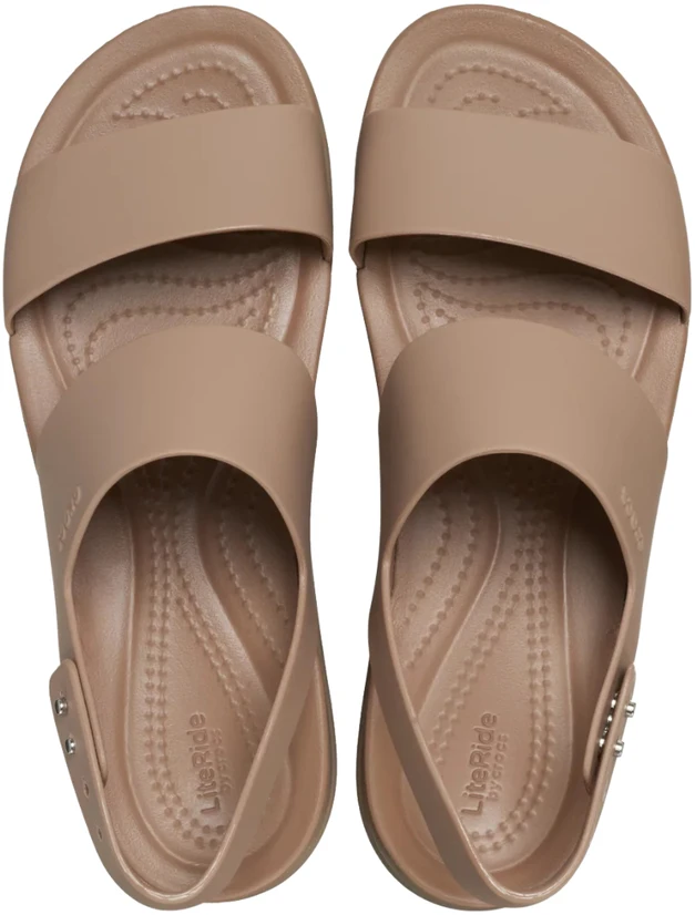 Sandalai moterims Crocs Brooklyn Low Wedge smėlio sp. 206453 2EL (39-40)