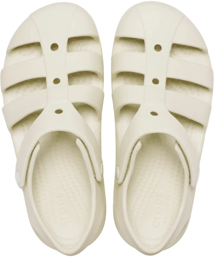 „Crocs Classic Fisherman“ smėlio spalvos vaikiškos basutės 210626 0LH (23-24)
