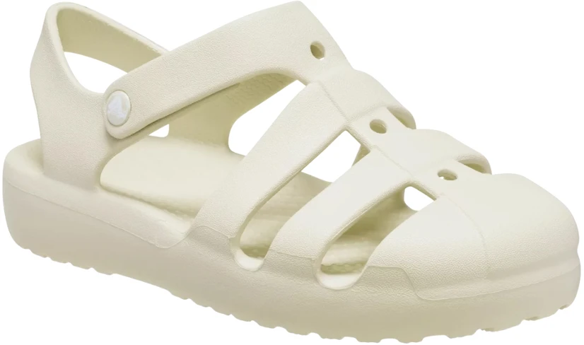„Crocs Classic Fisherman“ smėlio spalvos vaikiškos basutės 210626 0LH (23-24)