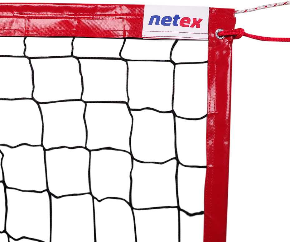 Siatka do siatkówki plażowej Netex 8,5 m x 1 m juoda SI-PLAŻ/PR