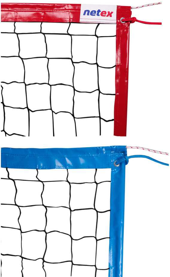 Siatka do siatkówki plażowej Netex 8,5 m x 1 m juoda SI-PLAŻ/PR