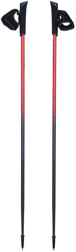 Šiaurietiško ėjimo lazdos Viking Pro-Trainer 120 cm raudona-juoda 650-20-7879-34-120