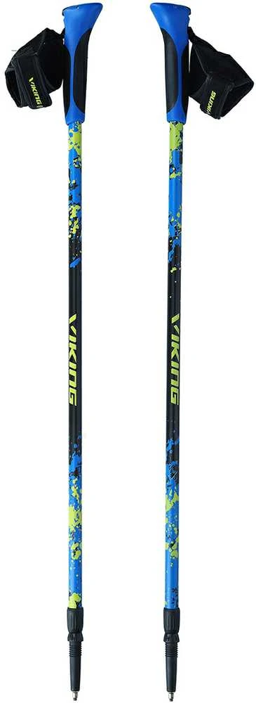 VIKING RUTEN PRO NORDIC WALKING POLES Mėlynas/LIME