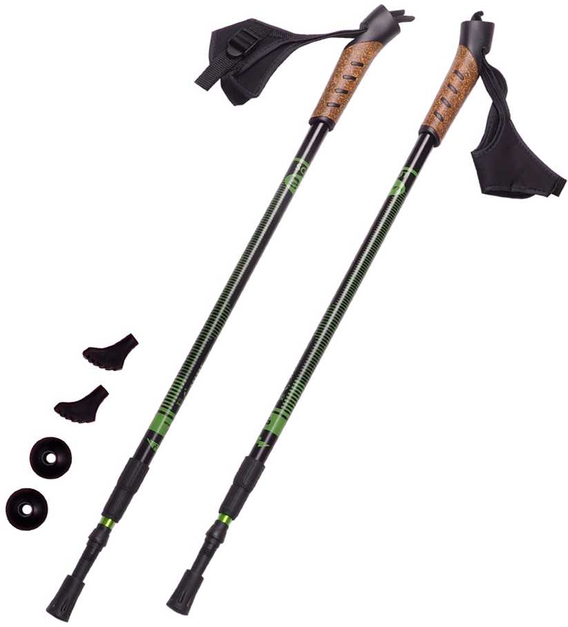Lazdos NORDIC WALKING SCOUT BJORN žalios