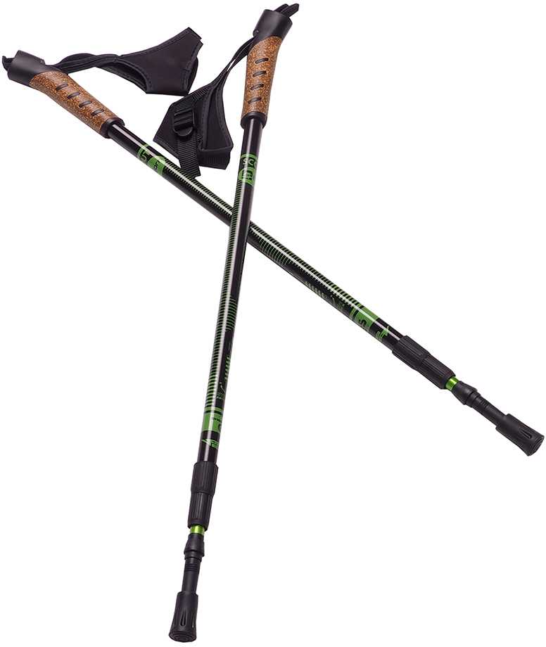 Lazdos NORDIC WALKING SCOUT BJORN žalios
