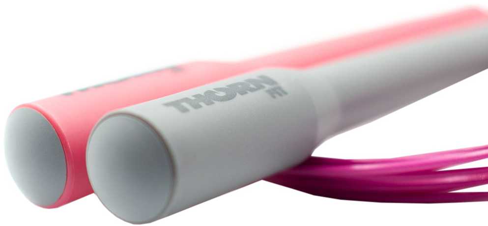 Skakanka Thorn Fit Speed Rope Lady szaro-rožinė