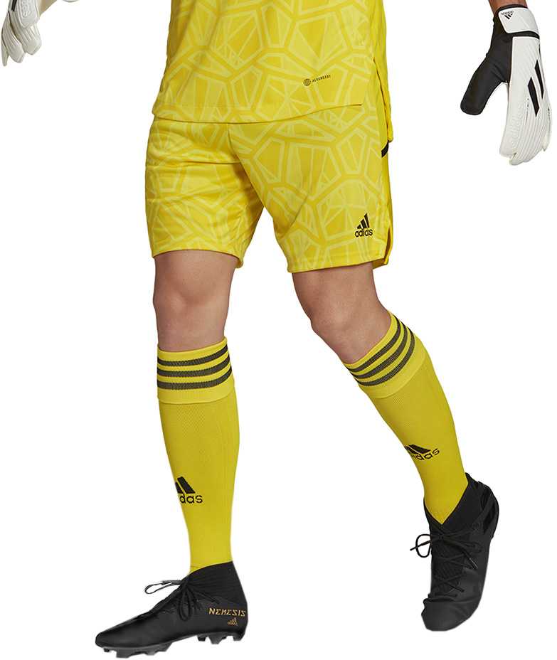 Šortai bramkarskie vyrams adidas Condivo 22 geltona HF0141 (M)