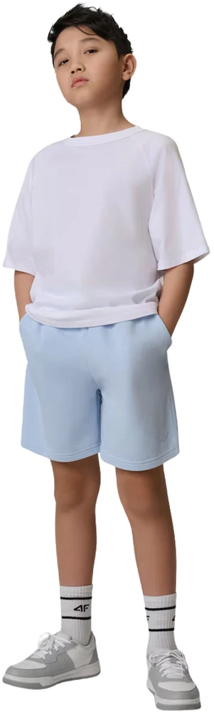 Berniuko šortai 4F CAS M780 šviesiai mėlyni 4FJWSS26TSHOM780 34S (158 cm)