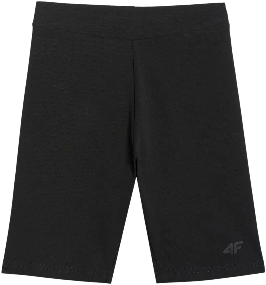 Mergaičių šortai 4F CAS F028 tamsiai juodi 4FJWSS26TSTIF028 20S (122 cm)