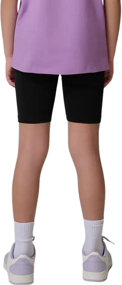 Mergaičių šortai 4F CAS F028 tamsiai juodi 4FJWSS26TSTIF028 20S (122 cm)