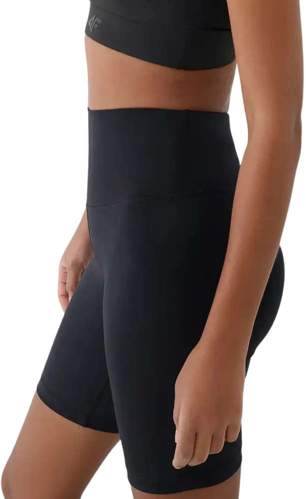 Šortai moterims 4F FNK F085 tamsiai juoda 4FWSS26TFSTF085 20S (S)