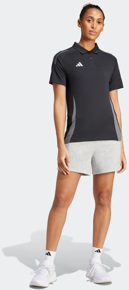 Šortai moterims adidas Tiro 24 Sweat szaro-balta IR9327 (S)