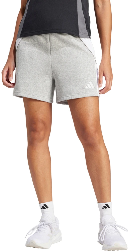 Šortai moterims adidas Tiro 24 Sweat szaro-balta IR9327 (S)