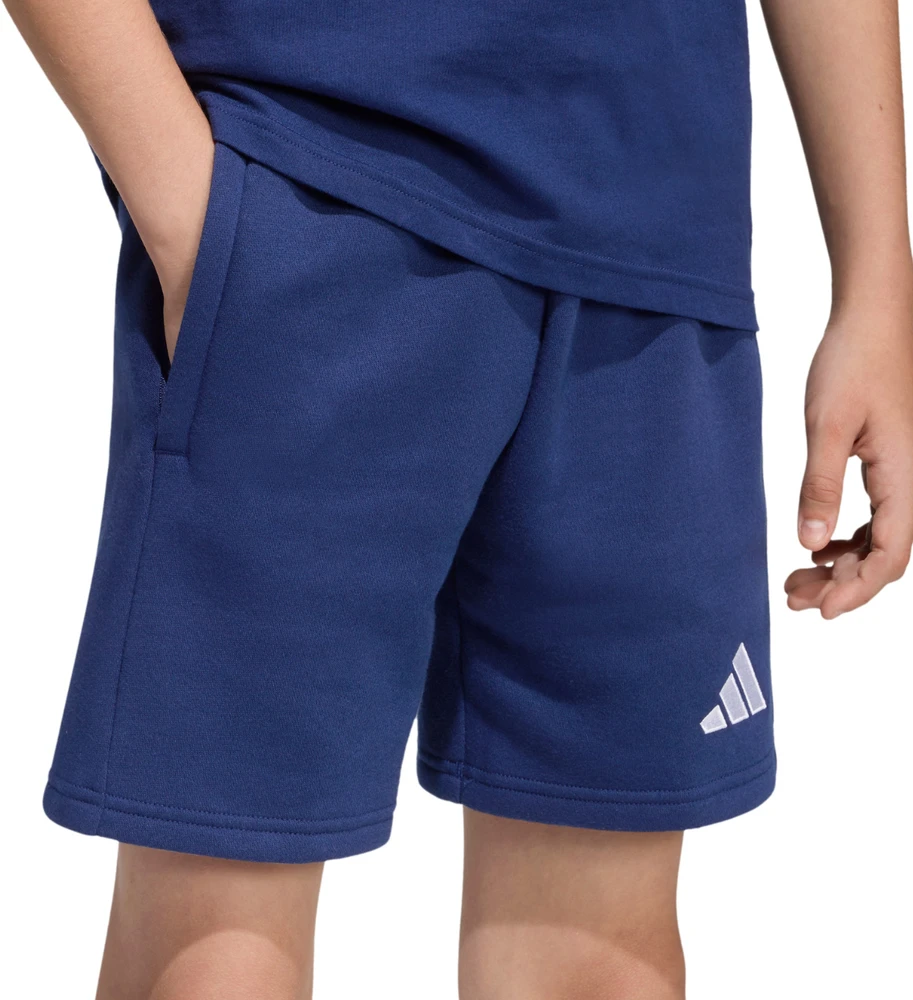 Šortai vaikams adidas Entrada 26 Sweat tamsiai mėlyna KF5928 (140cm)