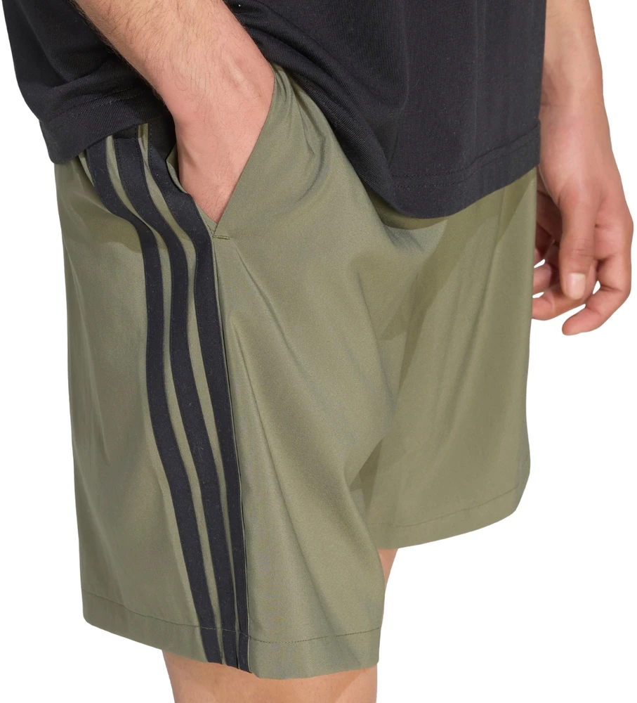 Šortai vyrams adidas Essentials 3-Stripes Chelsea Lite Woven oliwkowe KY4154 (L)