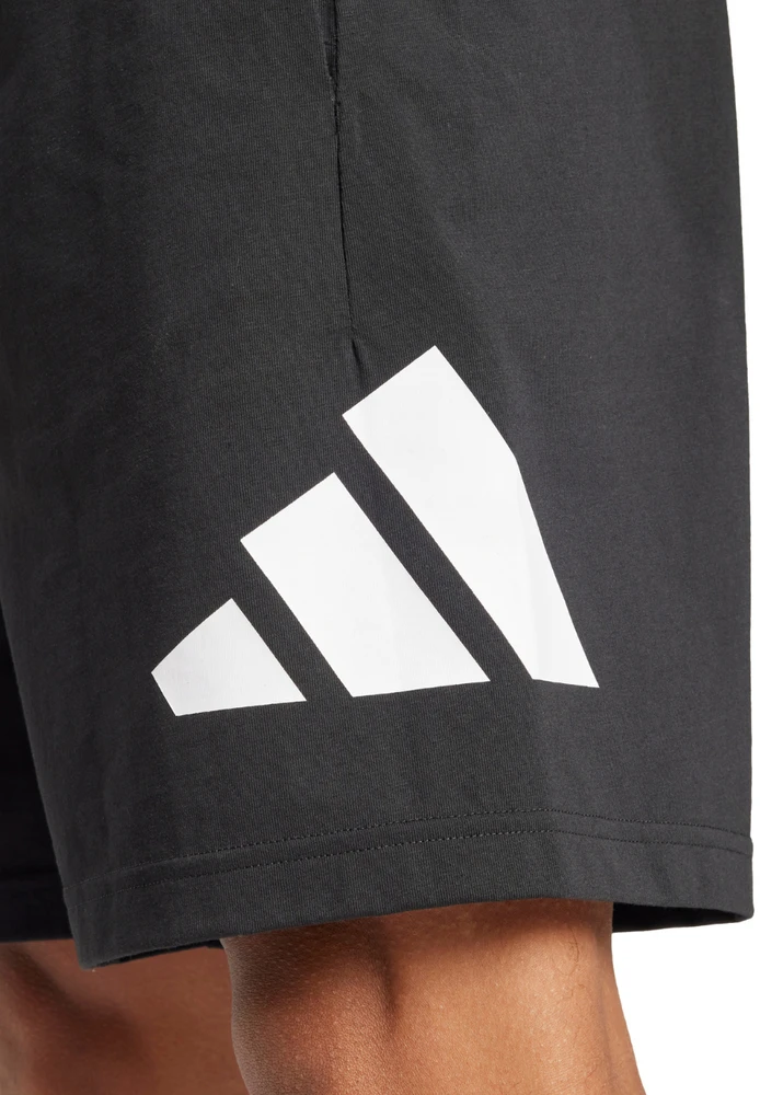 Šortai vyrams adidas Essentials Big Logo Single Jersey juoda IS6909 (2XL)