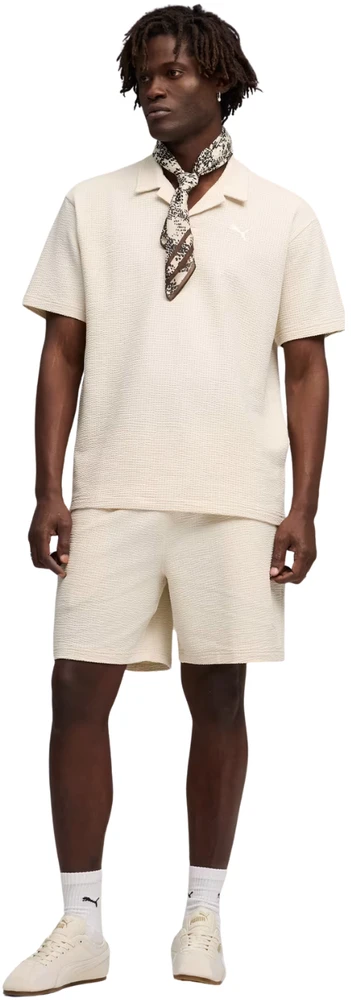 Šortai vyrams Puma ESS Elevated Material smėlio sp. 692057 87 (2XL)
