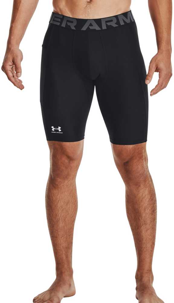 Šortai treningowe Under Armour HG Armour Long Shorts - juodas/baltas dydis: m