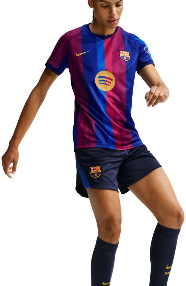 Spodneki moterims Nike FC Barcelona 2026/27 Stadium Home mėlyna-raudona II1564 498 (L)