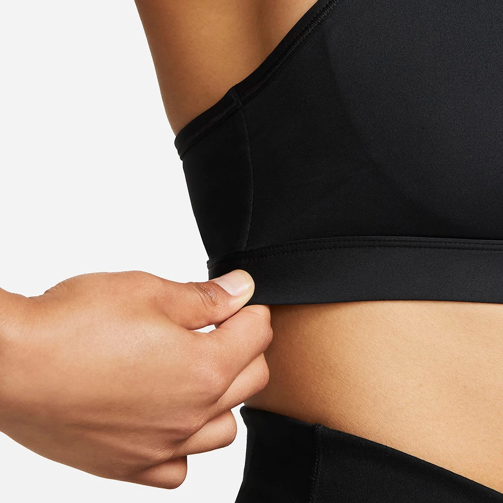 Sportinė liemenėlė Nike Swoosh Nesium Support juoda DX6821 010 (L)