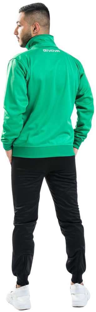 Carruzzo Dres Givova Tuta Givova One zielono-juoda TT012 1310 L