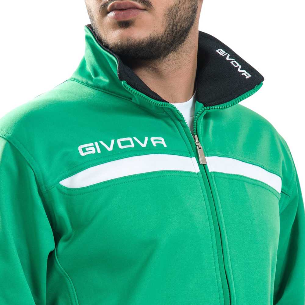 Carruzzo Dres Givova Tuta Givova One zielono-juoda TT012 1310 L