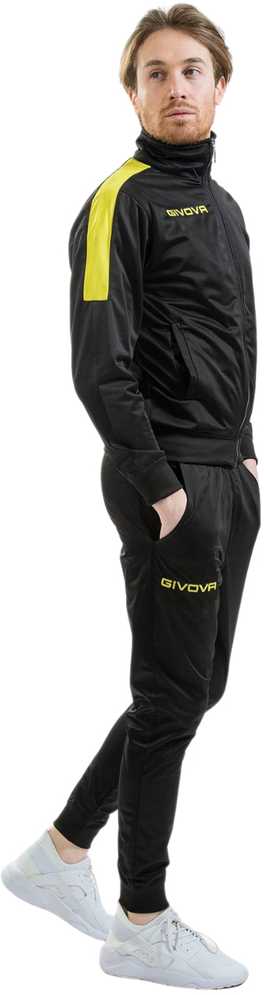 Carruzzo Dres Givova Tuta Revolution juoda-geltona TR033 1007 L
