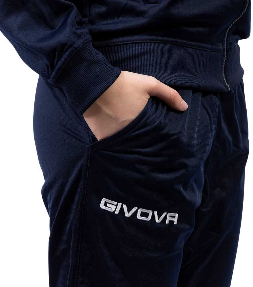 Carruzzo Dres Givova Tuta Revolution granatowo-balta TR033 0403 XS