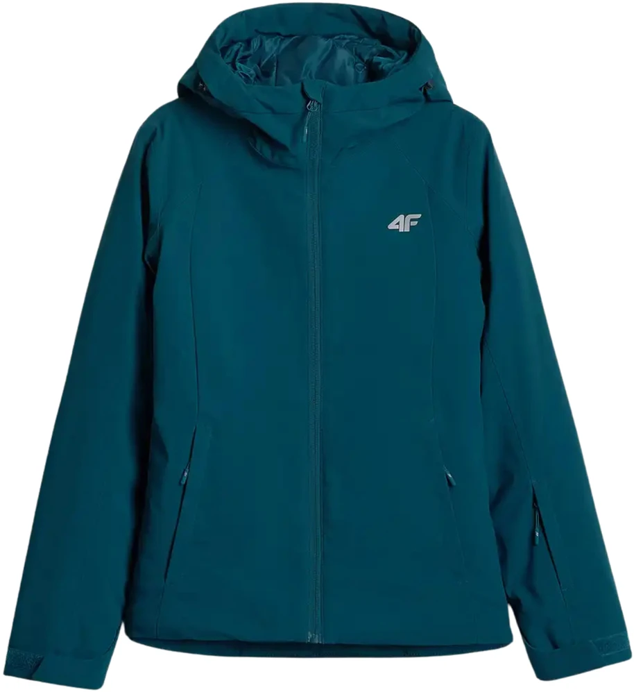 Striukė narciarska damska 4F F1221 morska žalia 4FWAW26TTJAF1221 46S (XL)