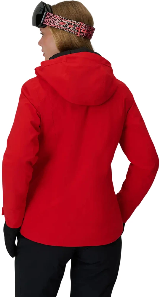 Striukė narciarska damska 4F F1221 raudona 4FWAW26TTJAF1221 62S (2XL)