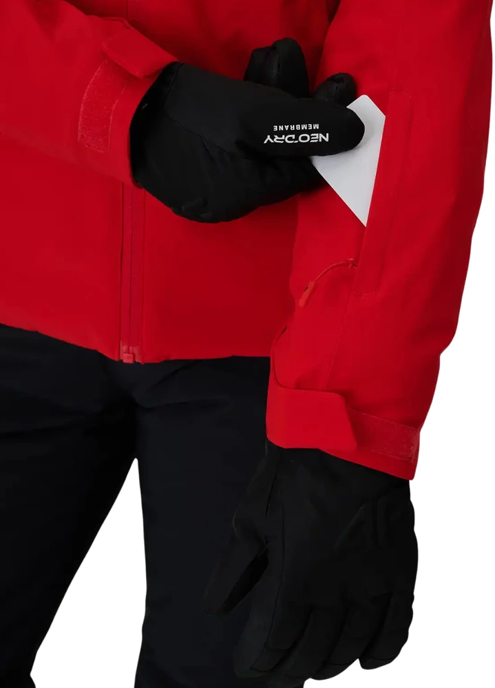 Striukė narciarska damska 4F F1221 raudona 4FWAW26TTJAF1221 62S (2XL)