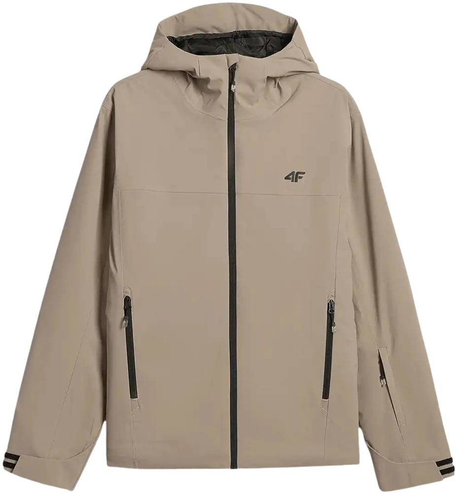 Striukė narciarska vyriška 4F M1202 smėlio sp. 4FWAW26TTJAM1202 83S (3XL)